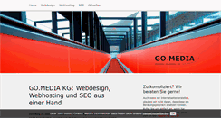 Desktop Screenshot of go-media.de